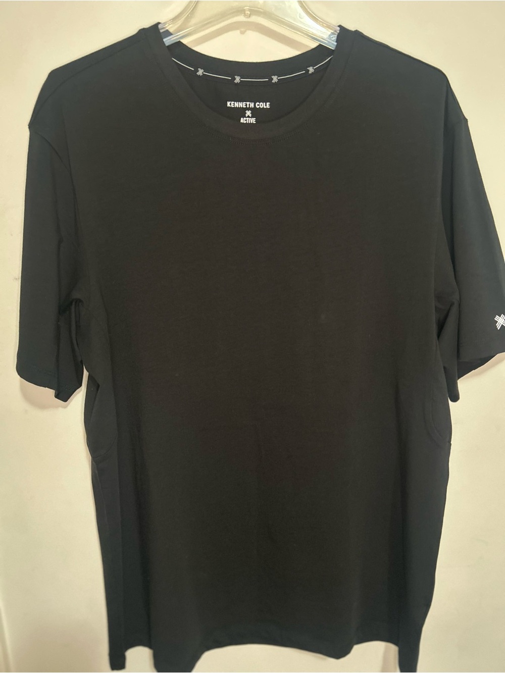 Kenneth Cole Black Short-Sleeve Crew Neck Tee